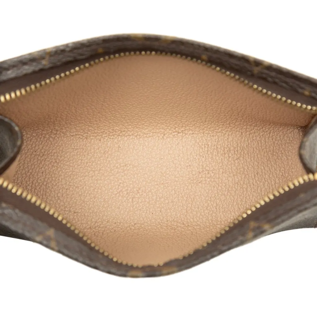 Louis Vuitton Monogram Toiletry Pouch 15 Brown Canvas Very good - Model View