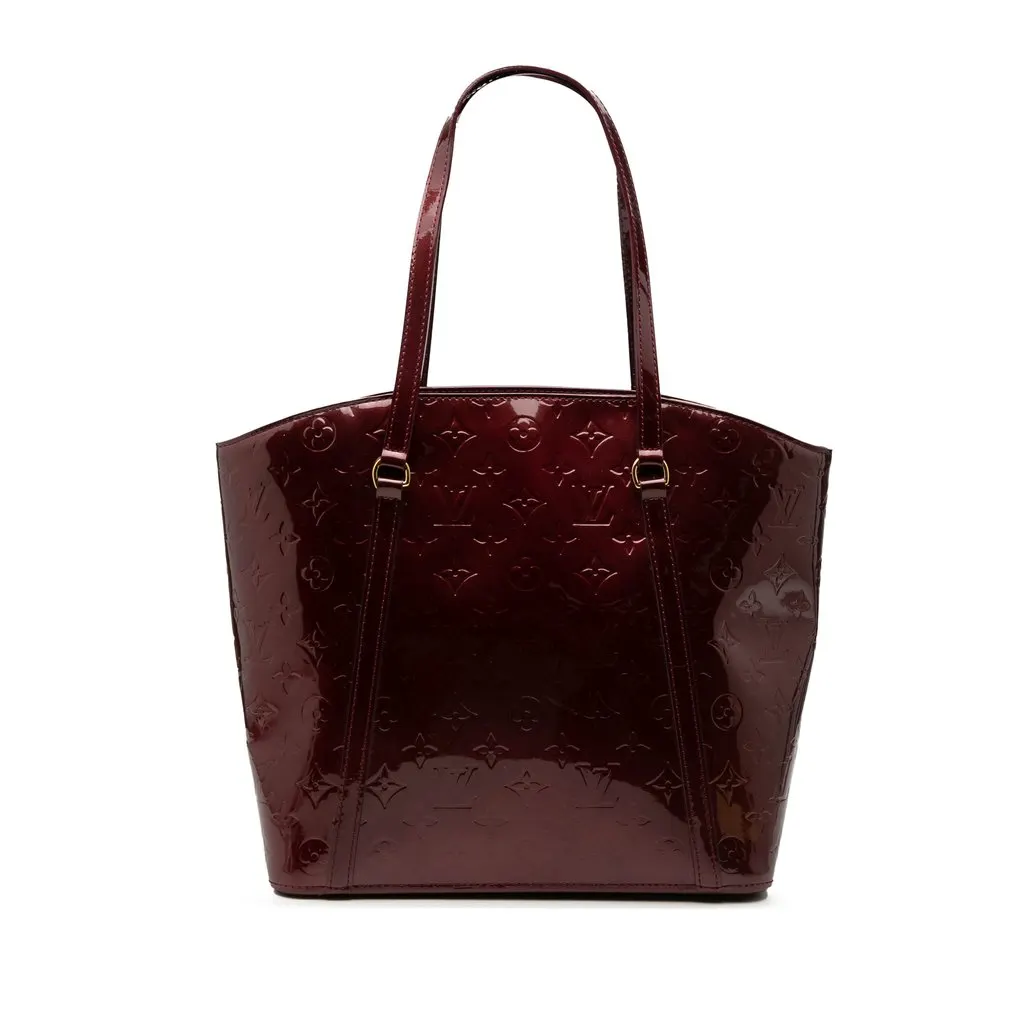 Louis Vuitton Mongoram Vernis Avalon MM Red Leather Very good - Front View