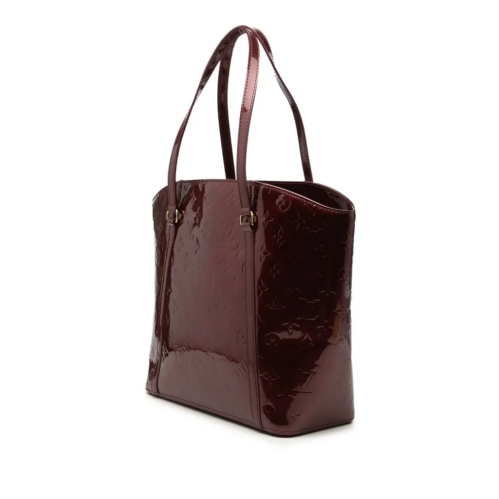 Louis Vuitton Mongoram Vernis Avalon MM Red Leather Very good - Back View