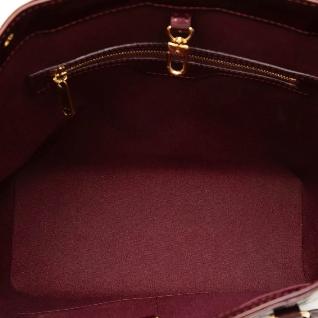 Louis Vuitton Mongoram Vernis Avalon MM Red Leather Very good - Model View