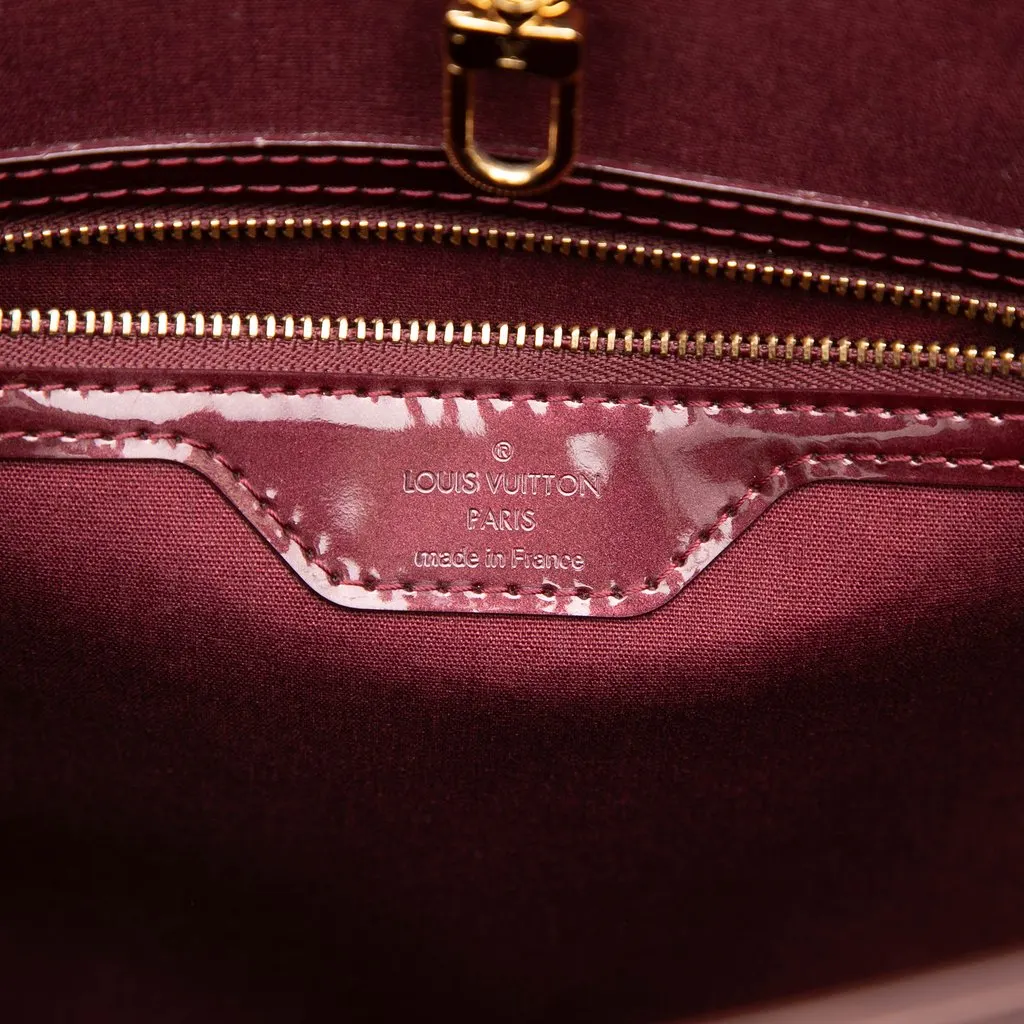 Louis Vuitton Mongoram Vernis Avalon MM Red Leather Very good - Box View