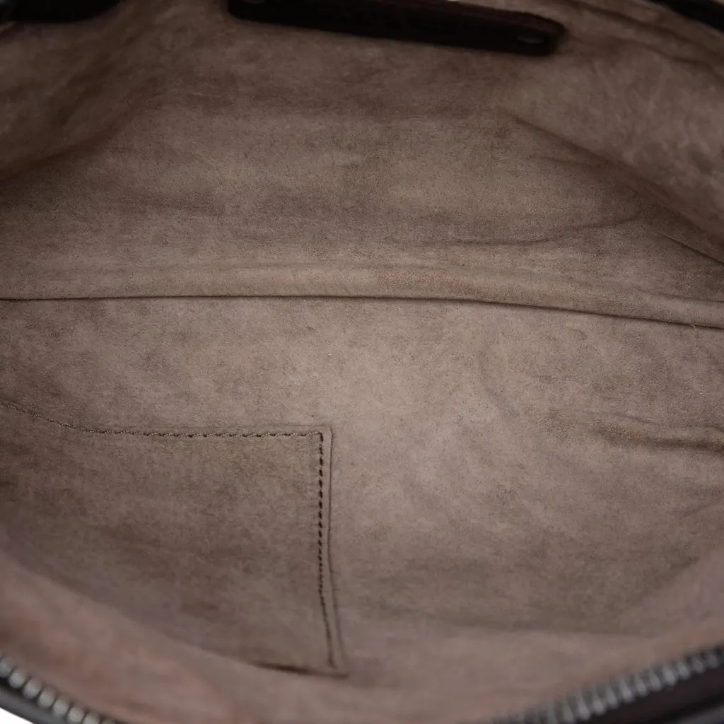 Bottega Veneta Nappa Intrecciato Nodini Crossbody Brown Leather Very good - Model View