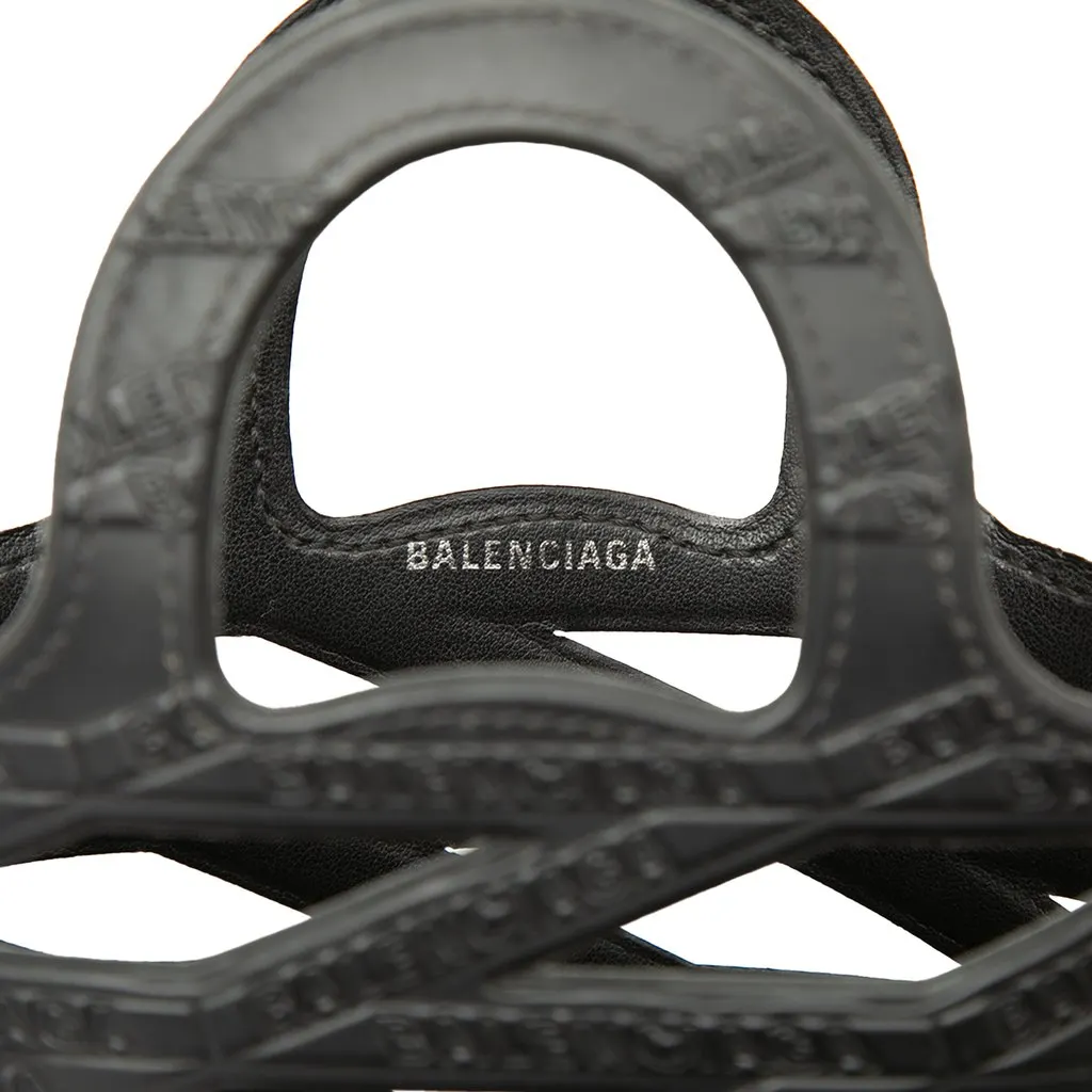 Balenciaga Leather Neo Basket Phone Holder Black Leather Very good - Box View