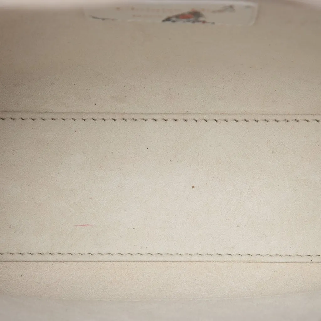 Dior Small Calfskin Florilegio My ABCDior Lady Dior White Leather Very good - Model View