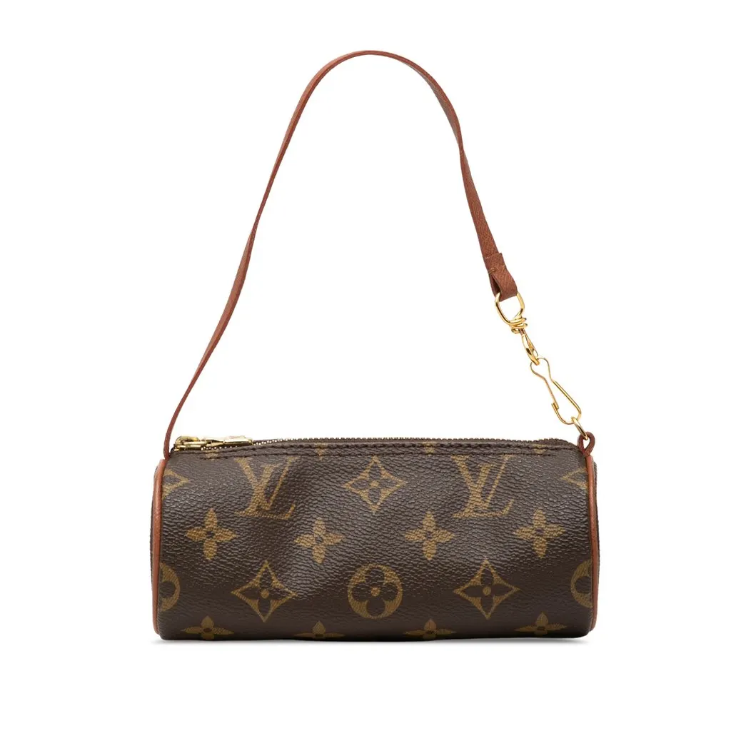 Louis Vuitton Monogram Papillon Pochette Brown Very good - Front View