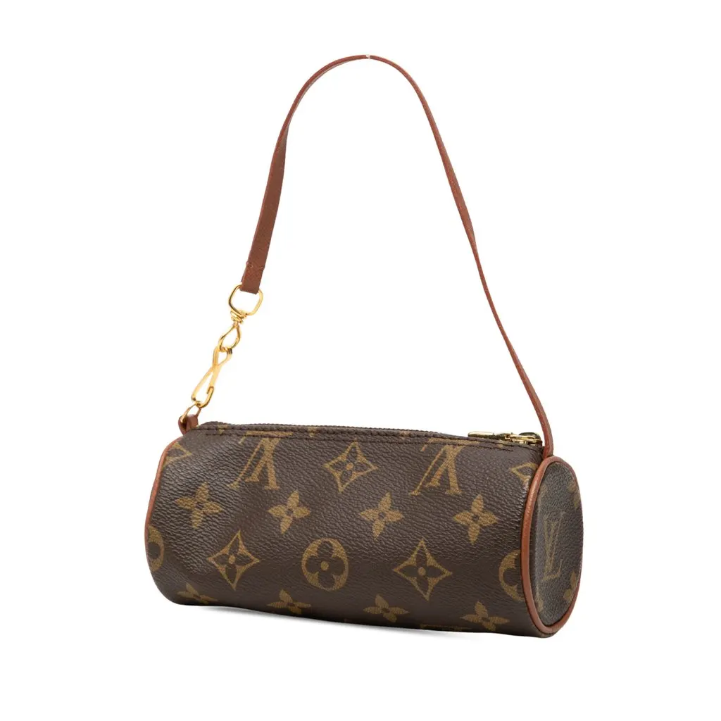Louis Vuitton Monogram Papillon Pochette Brown Very good - Back View