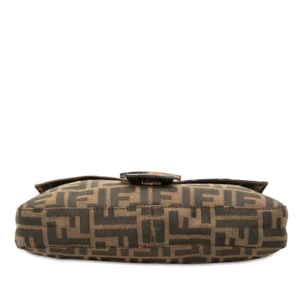 Fendi Zucca Canvas Baguette Brown Canvas Good - Inside View