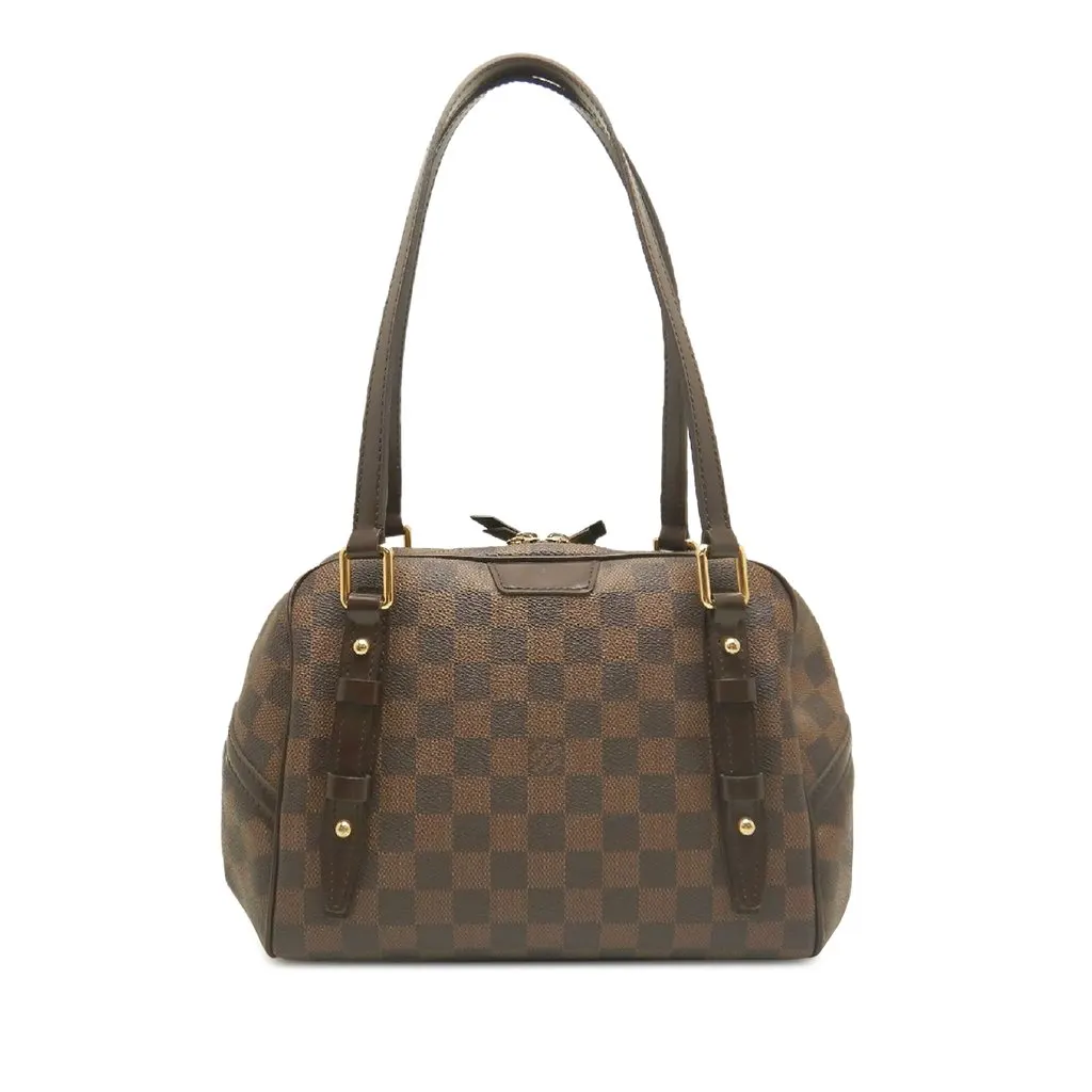Louis Vuitton Damier Ebene Rivington PM Brown Very good - Front View