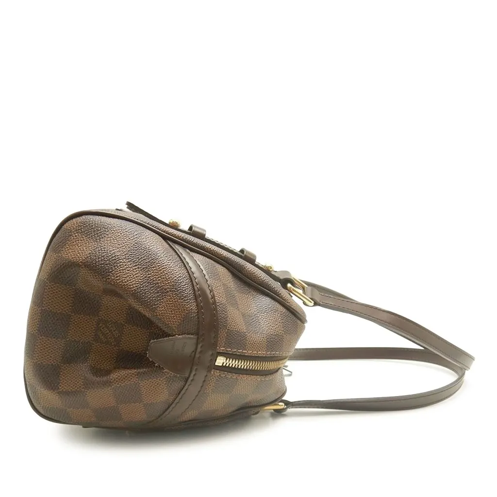 Louis Vuitton Damier Ebene Rivington PM Brown Very good - Back View