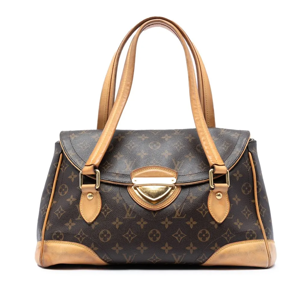 Louis Vuitton Monogram Beverly GM Brown Very good - Front View