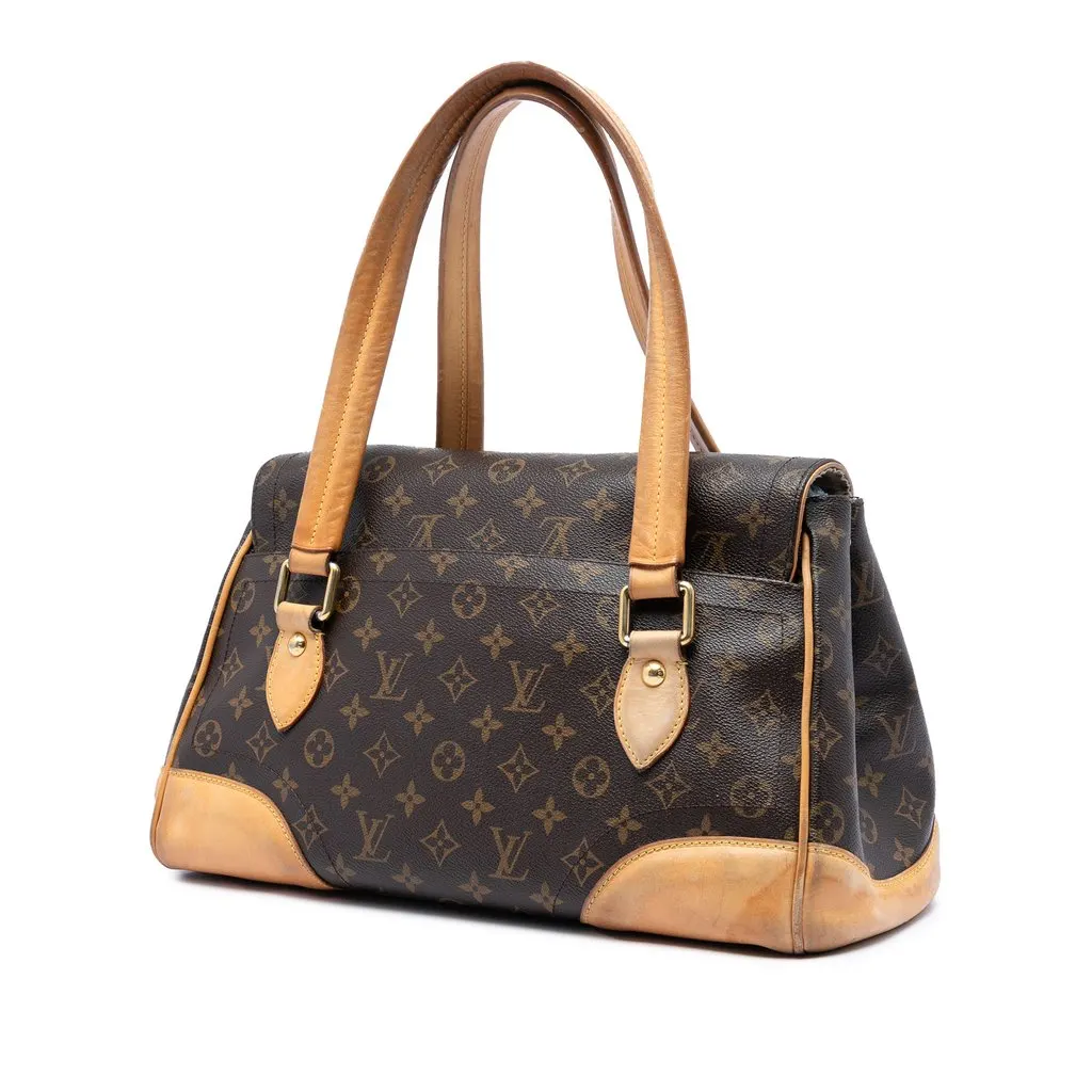 Louis Vuitton Monogram Beverly GM Brown Very good - Back View