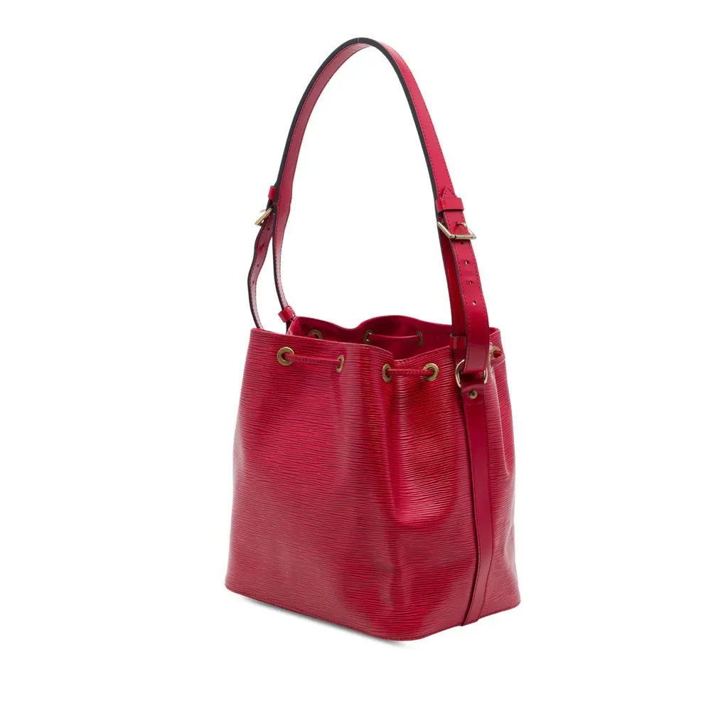 Louis Vuitton Epi Petit Noe Red Leather Very good - Back View