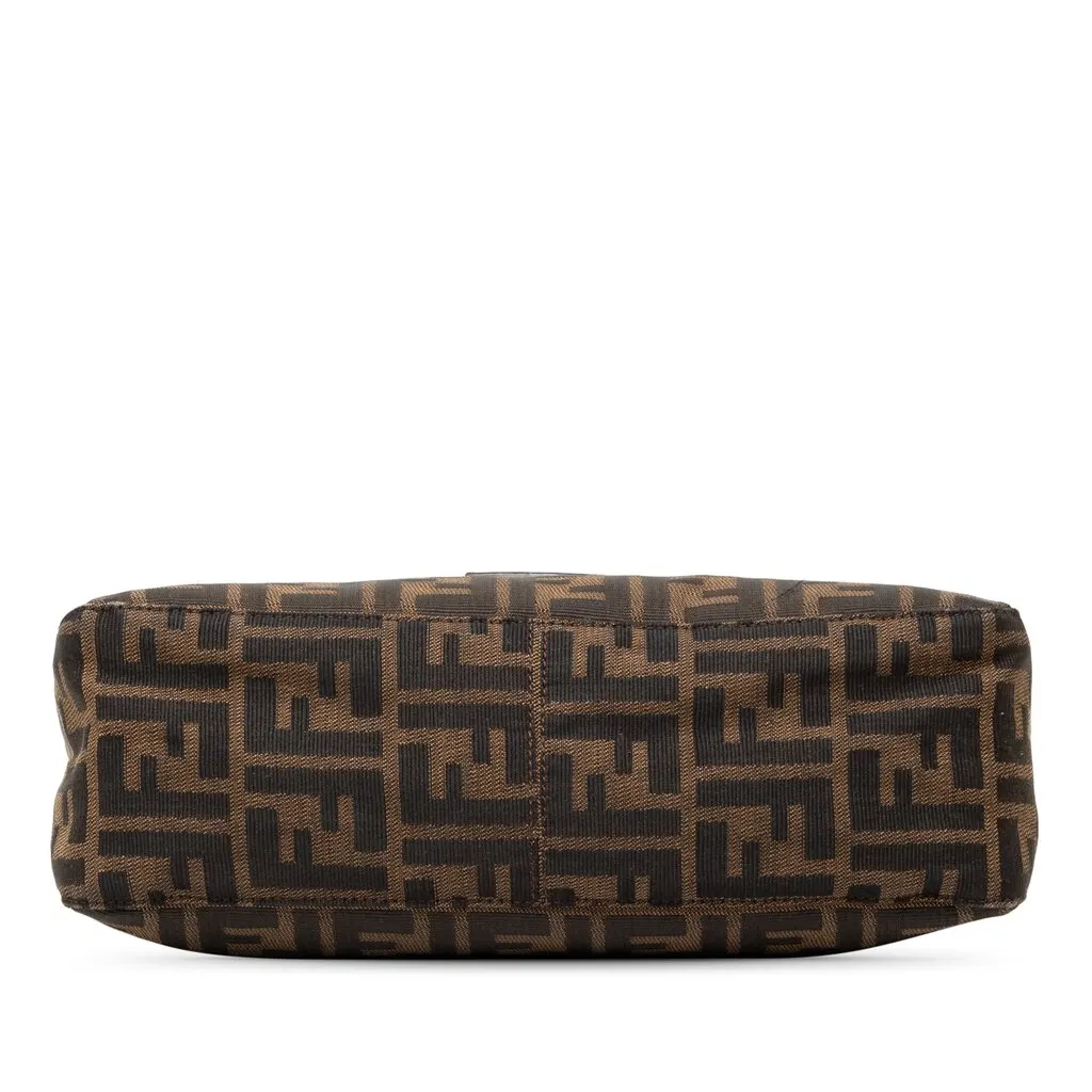 Fendi Zucca Canvas Shoulder Bag Brown Very good - Inside View