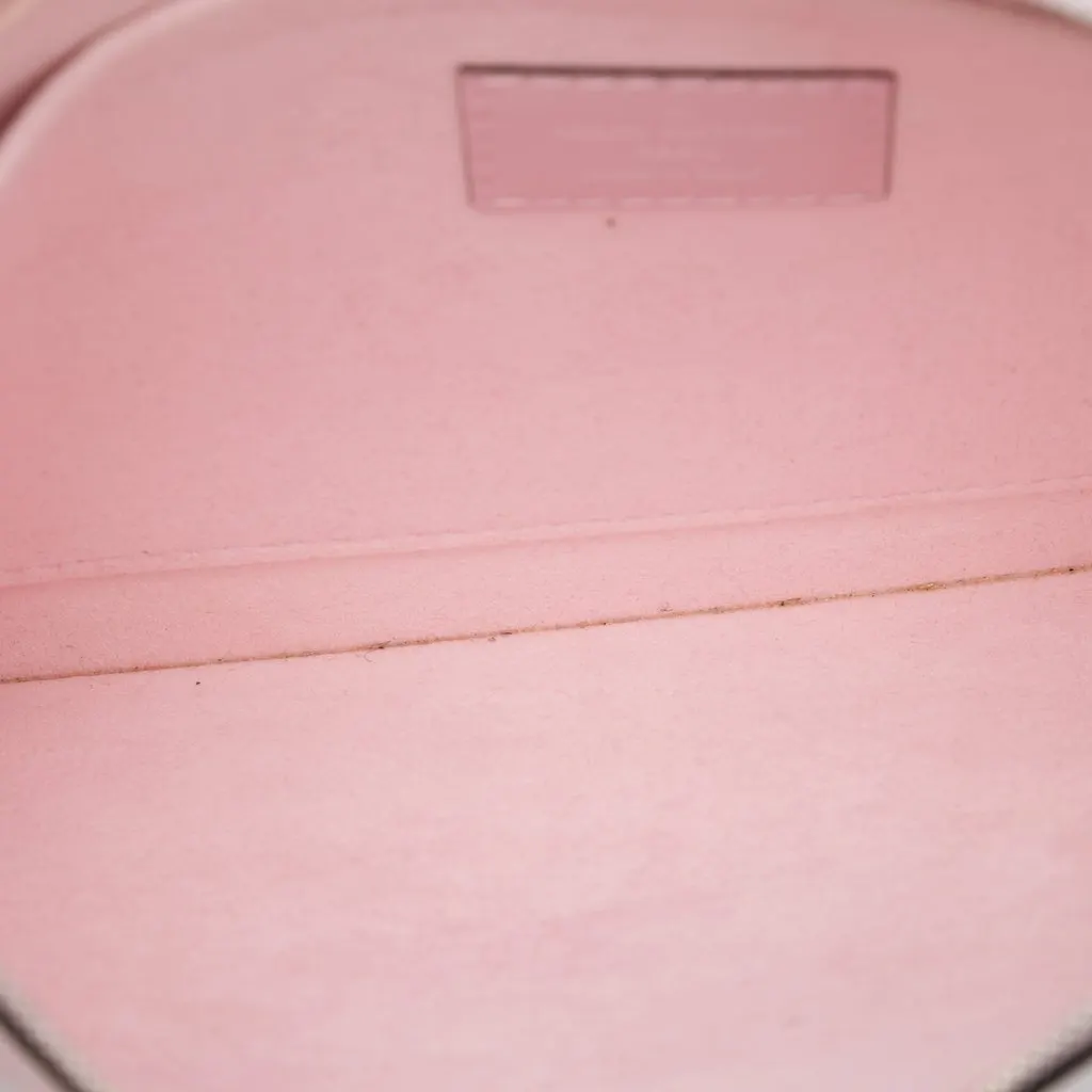 Louis Vuitton Epi Neverfull Pouch Pink Leather Very good - Model View
