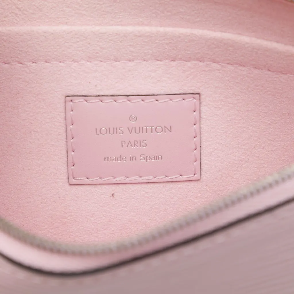 Louis Vuitton Epi Neverfull Pouch Pink Leather Very good - Box View
