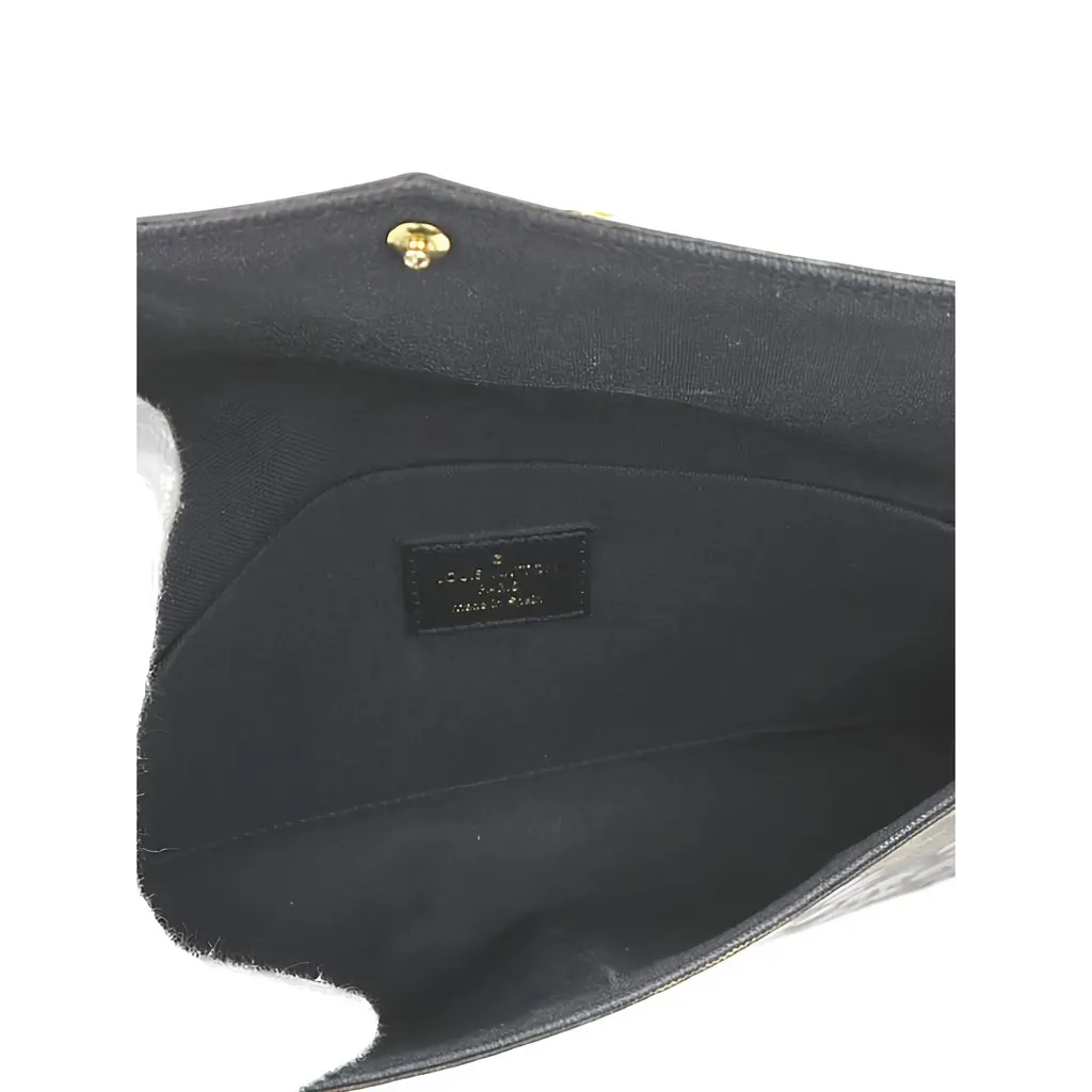 Louis Vuitton Monogram Blossom Pochette Felicie Brown Canvas Very good - Model View