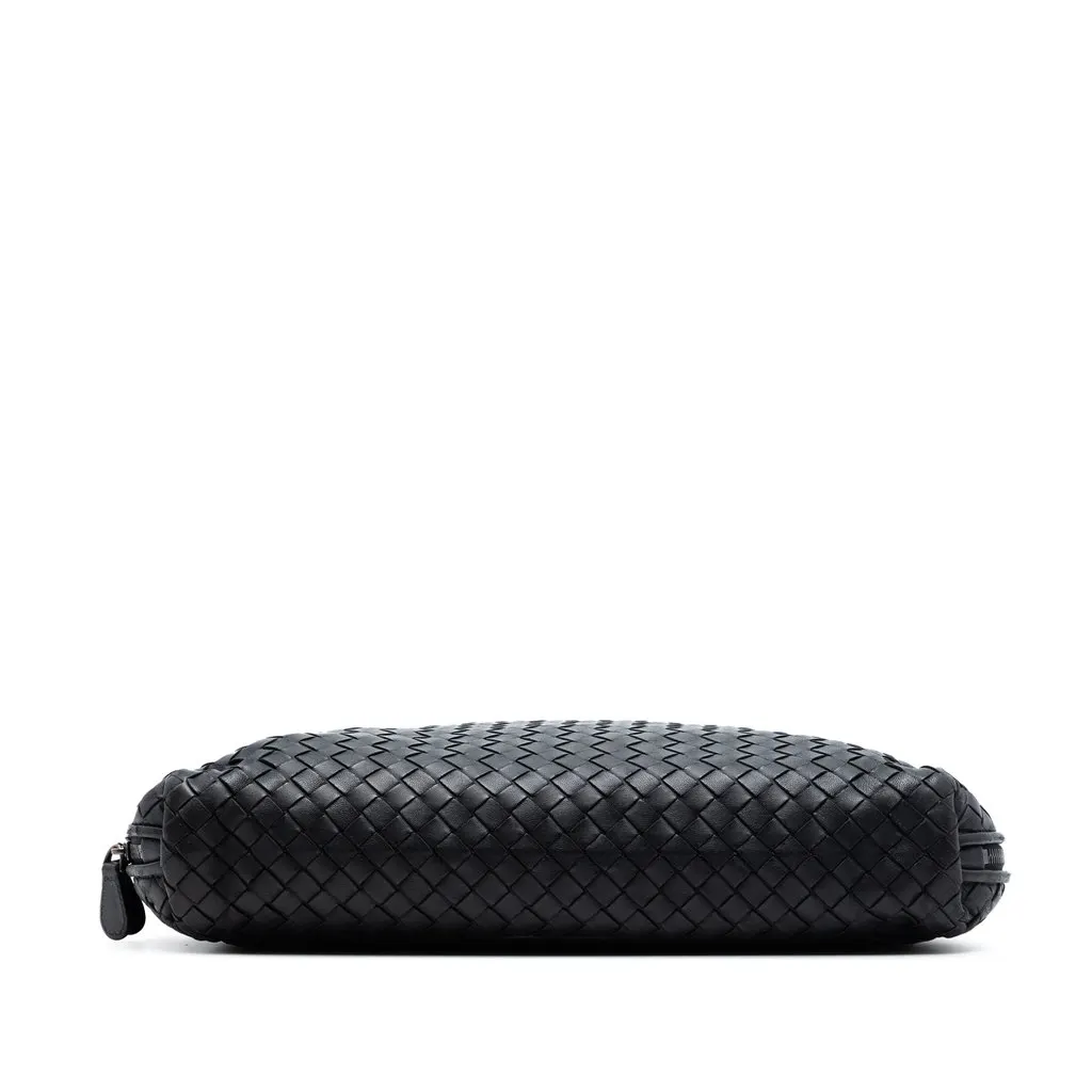 Bottega Veneta Large Nappa Intrecciato Nodini Crossbody Black Leather Very good - Inside View