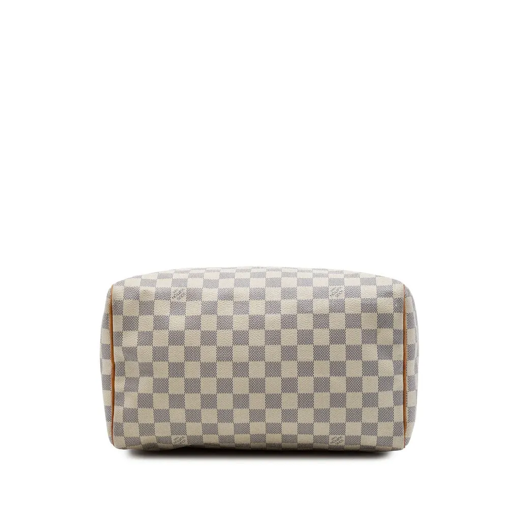 Louis Vuitton Damier Azur Speedy 30 White Canvas Very good - Inside View