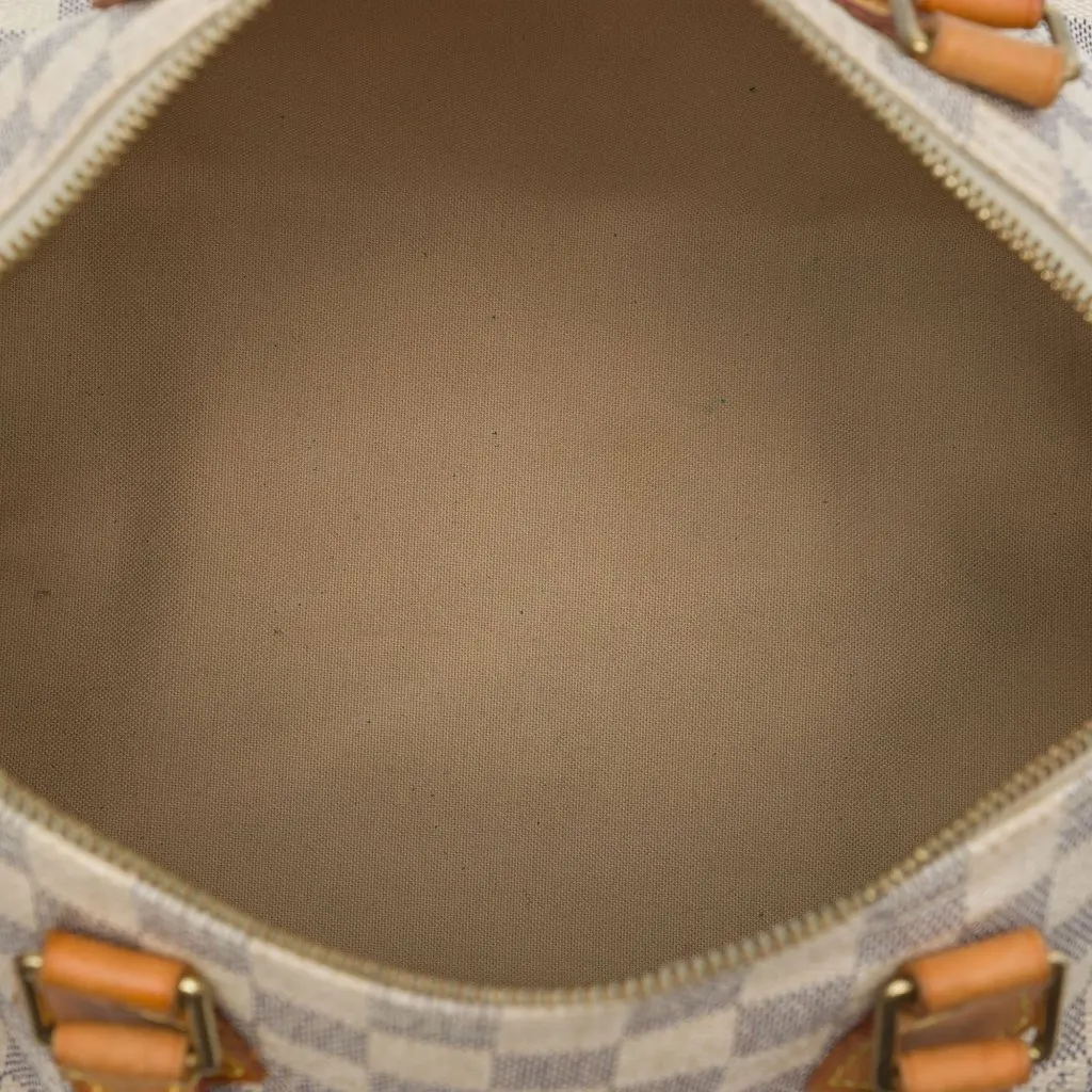 Louis Vuitton Damier Azur Speedy 30 White Canvas Very good - Model View