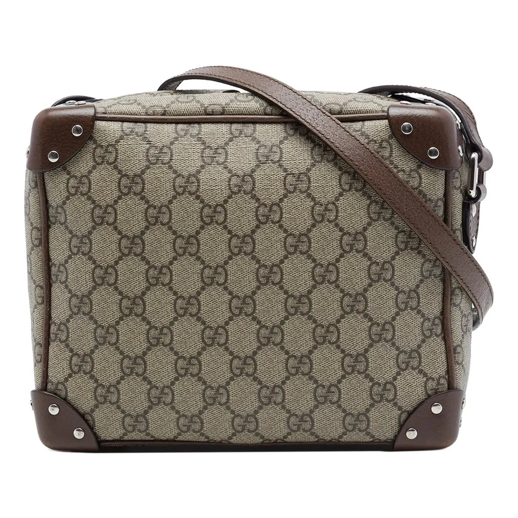 Gucci GG Supreme Soft Trunk Crossbody Beige Very good - Front View