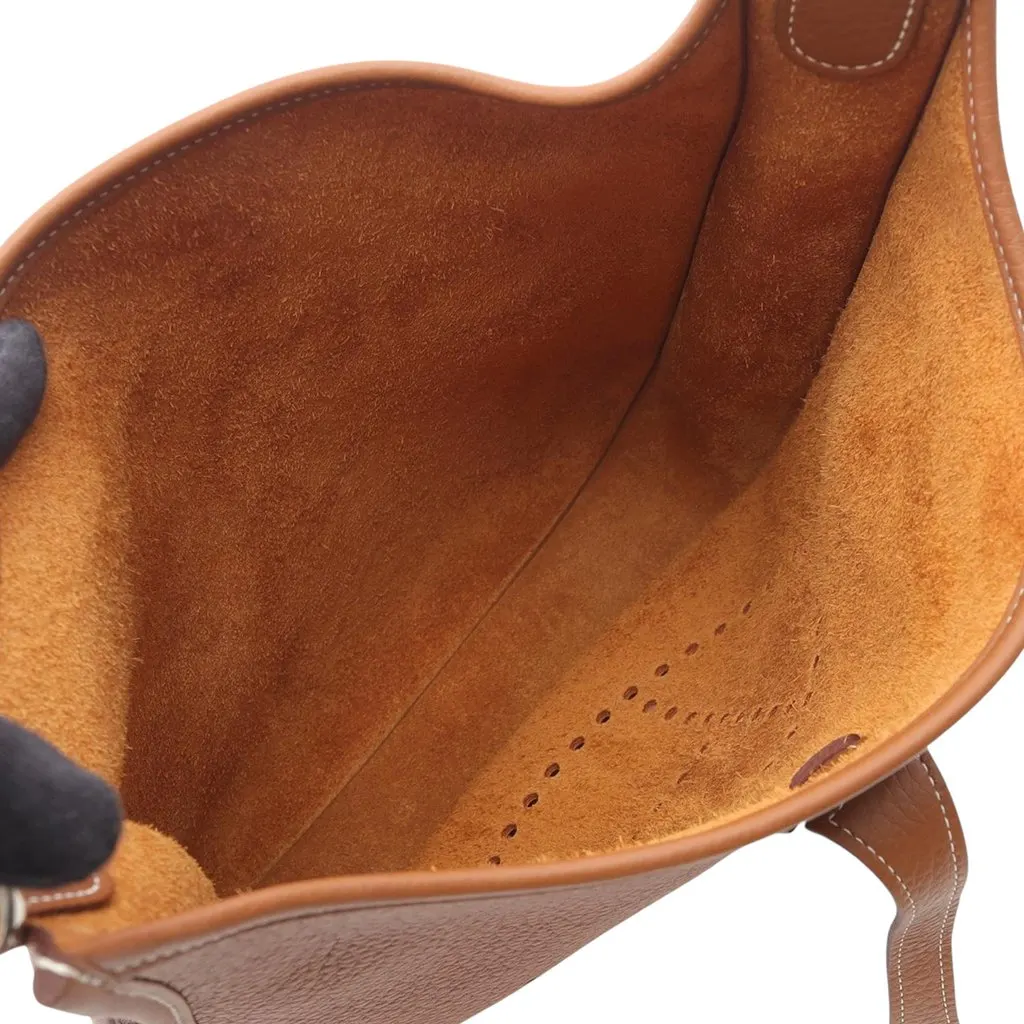 Hermès Clemence Evelyne III 29 Brown Leather Very good - Inside View