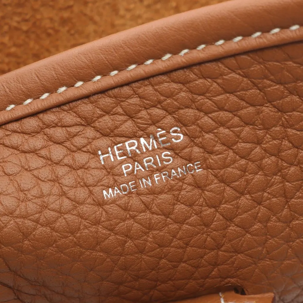 Hermès Clemence Evelyne III 29 Brown Leather Very good - Model View