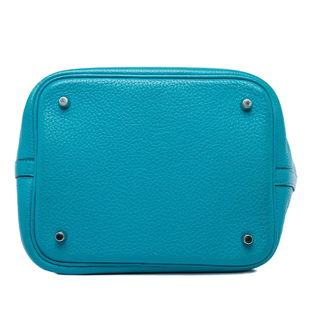 Hermès Clemence Picotin Lock 22 Blue Leather Very good - Inside View