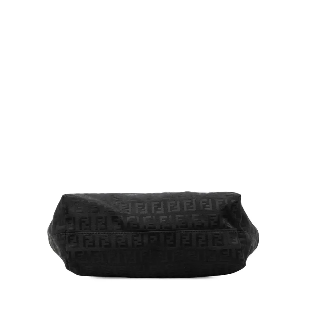 Fendi Zucchino Canvas Tote Black Very good - Inside View