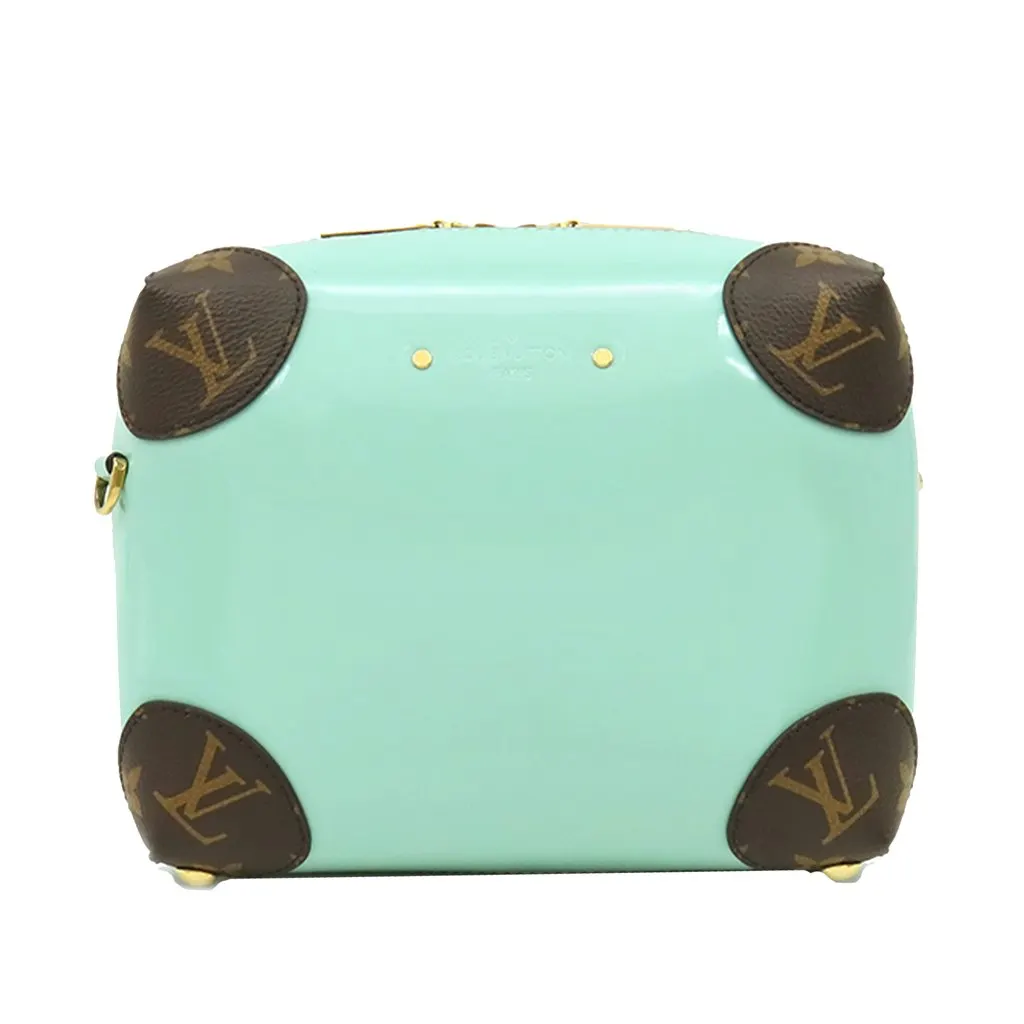 Louis Vuitton Vernis Miroir Venice Green Leather Very good - Front View