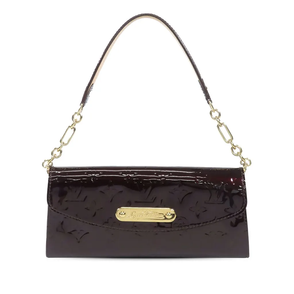 Louis Vuitton Monogram Vernis Sunset Boulevard Purple Leather Very good - Front View