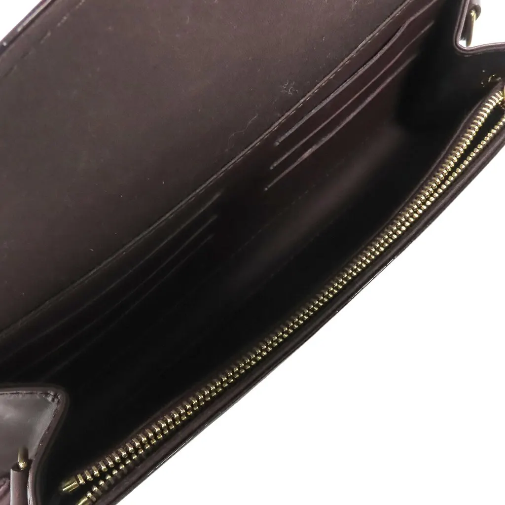 Louis Vuitton Monogram Vernis Sunset Boulevard Purple Leather Very good - Model View