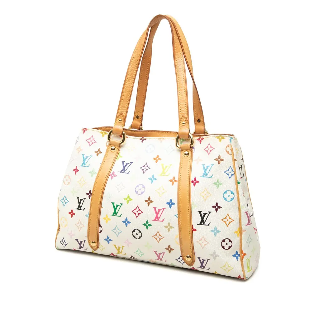 Louis Vuitton Monogram Multicolore Aurelia MM White Very good - Back View