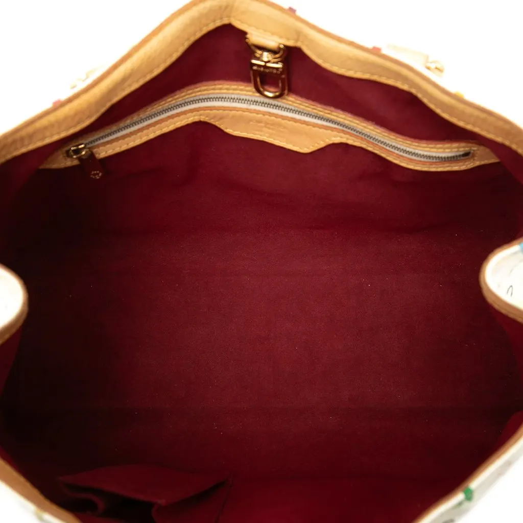 Louis Vuitton Monogram Multicolore Aurelia MM White Very good - Model View