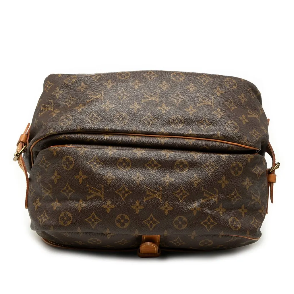 Louis Vuitton Monogram Saumur 35 Brown Good - Inside View