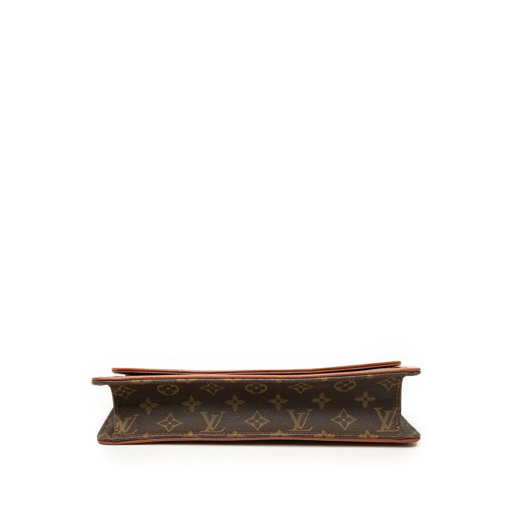 Louis Vuitton Monogram Pochette Dame GM Brown Good - Inside View