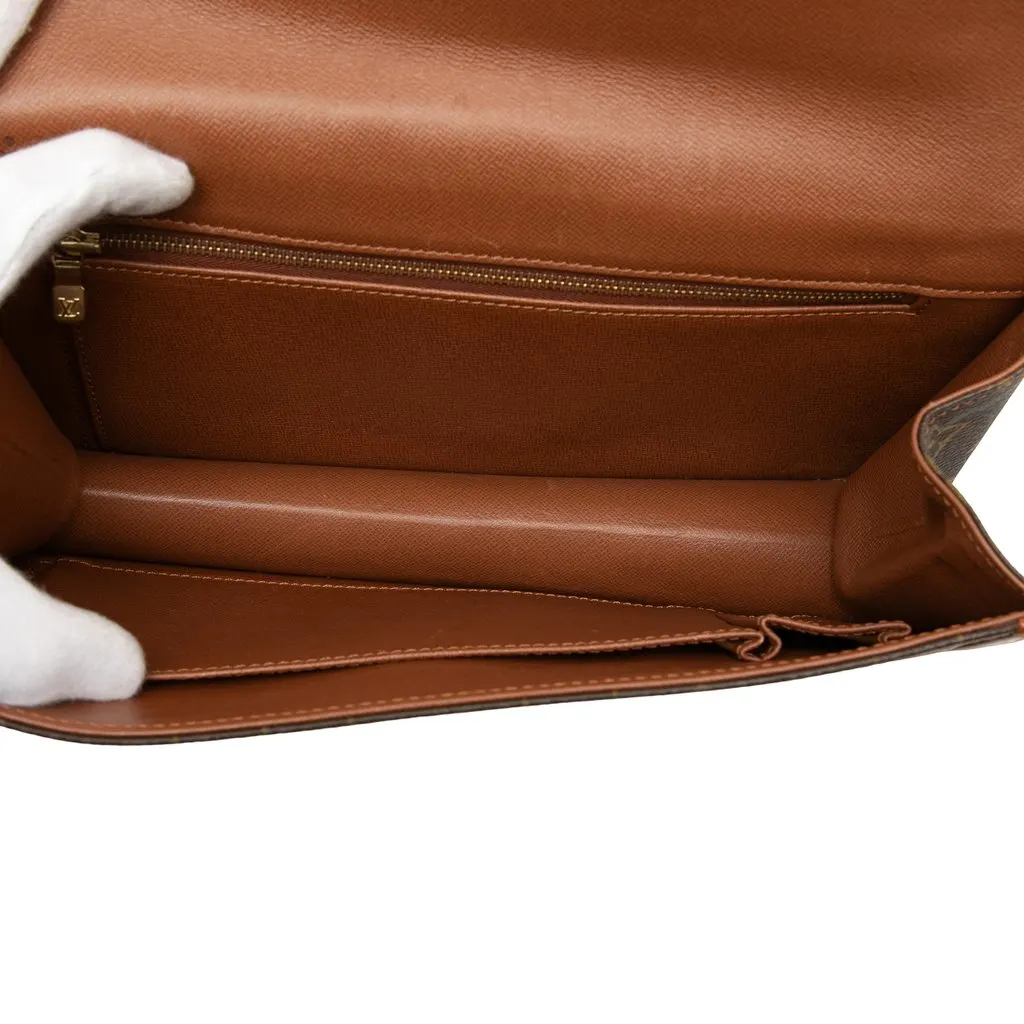 Louis Vuitton Monogram Pochette Dame GM Brown Good - Model View
