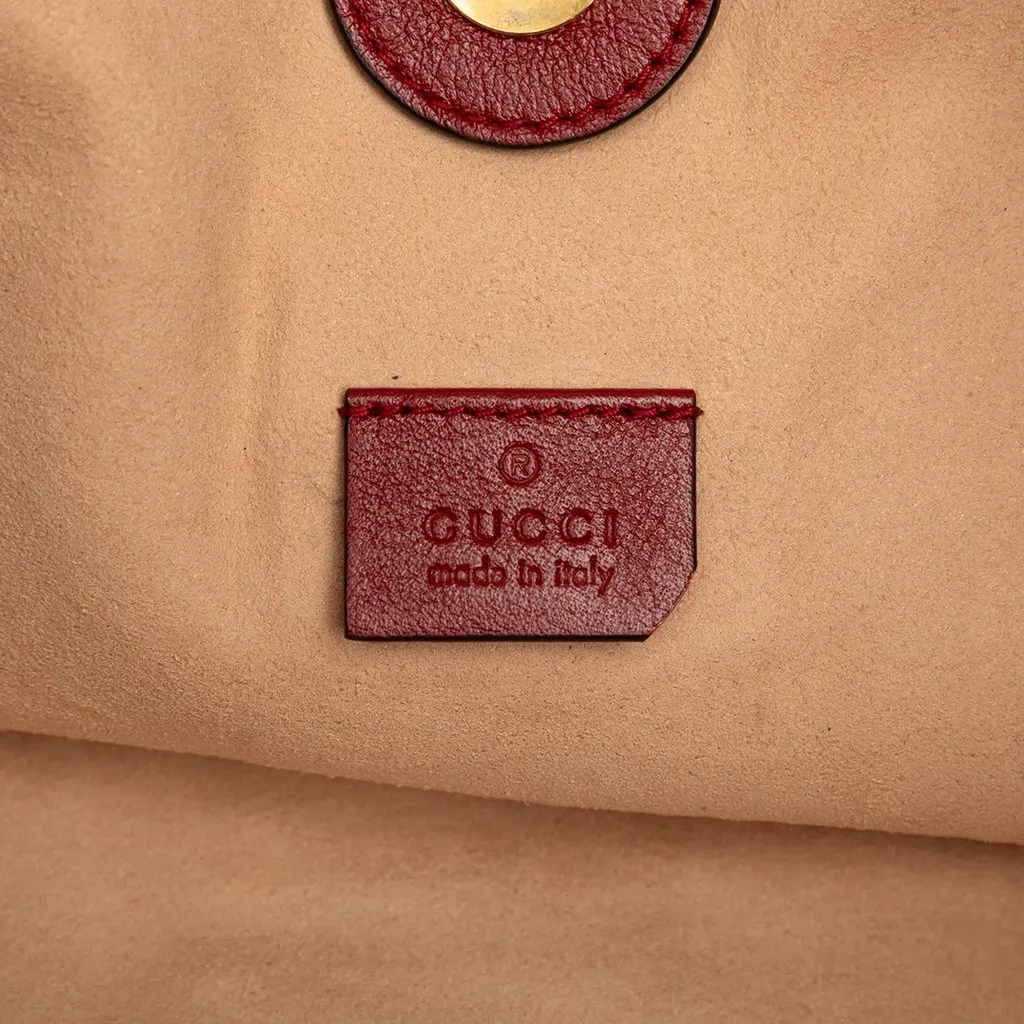 Gucci Large GG Tweed Web Rajah Tote White Very good - Box View