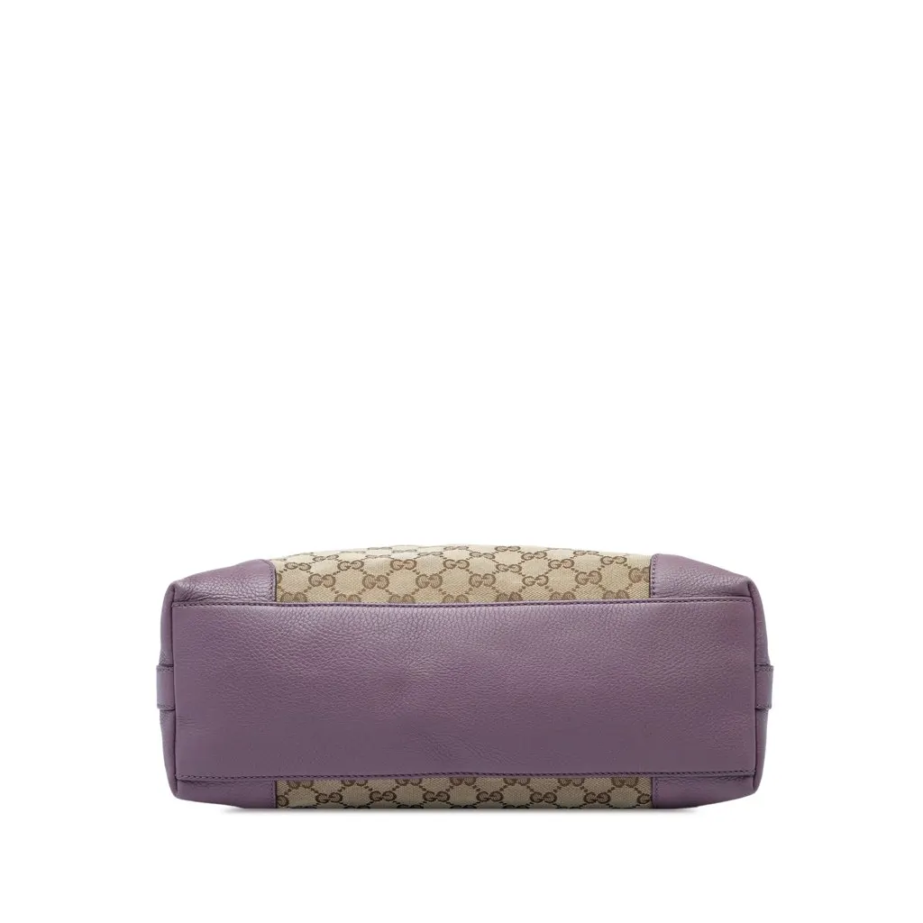 Gucci Small GG Canvas Miss GG Hobo Beige Canvas Good - Inside View