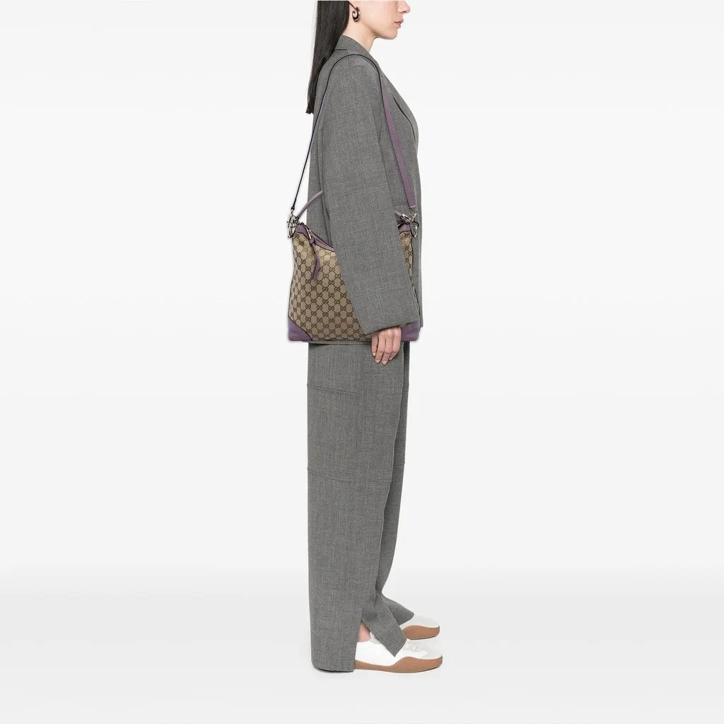 Gucci Small GG Canvas Miss GG Hobo Beige Canvas Good - Box View
