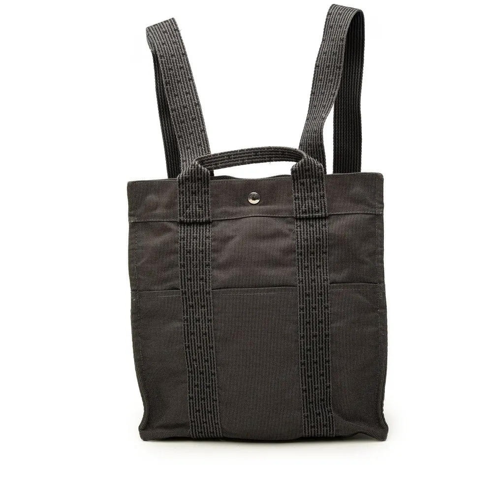 Hermès Canvas Herline Backpack MM MultiColor Good - Front View