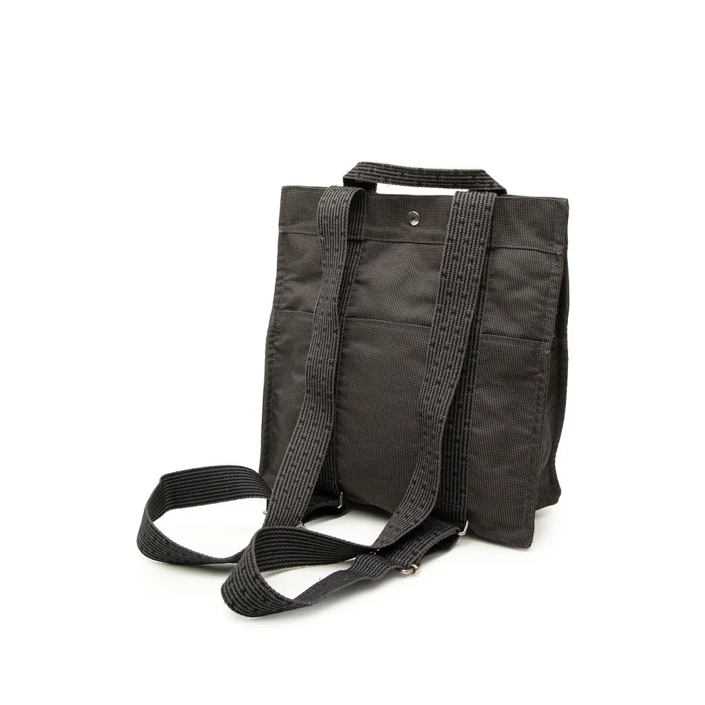 Hermès Canvas Herline Backpack MM MultiColor Good - Back View