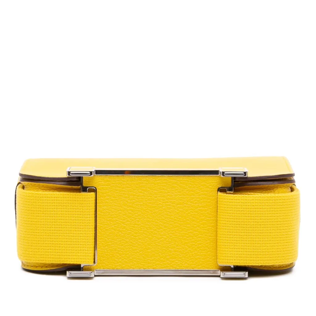 Hermès Chevre Mysore Geta Yellow Leather Very good - Inside View
