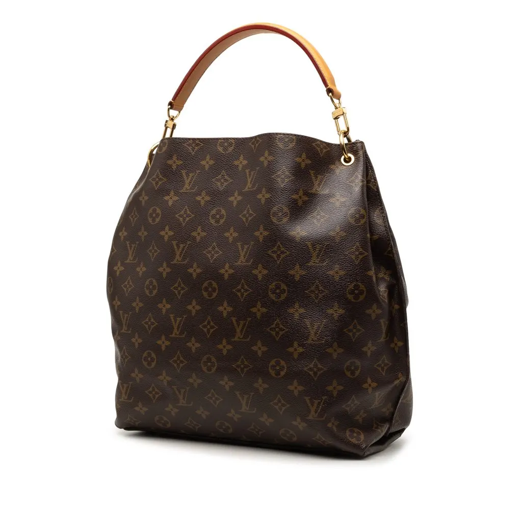 Louis Vuitton Monogram Metis Hobo Brown Good - Back View