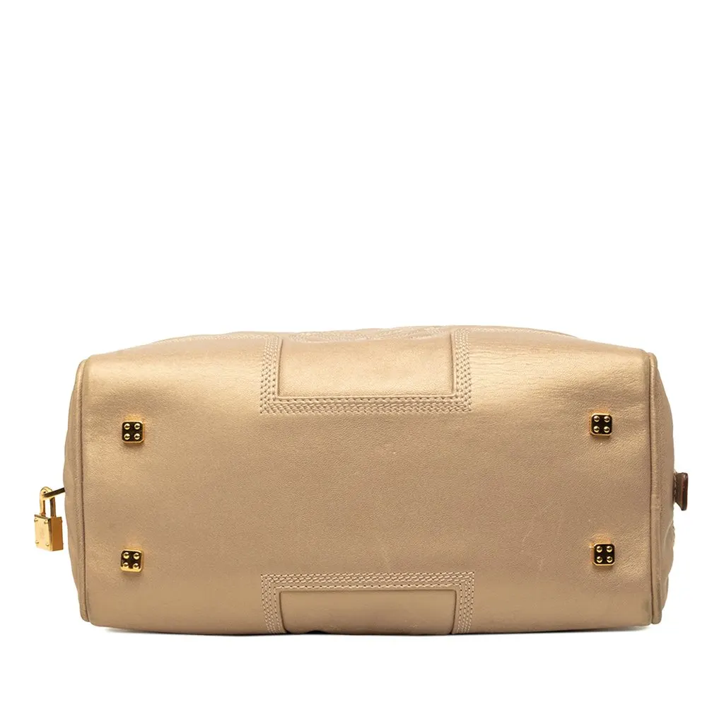 Loewe Metallic Leather Amazona 28 Gold Leather Very good - Inside View