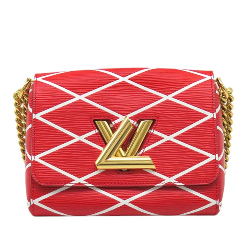 Louis Vuitton Epi Malletage Twist Red Leather Very good - Front View