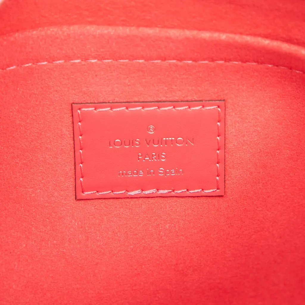 Louis Vuitton Epi Neverfull Pouch Red Leather Very good - Box View