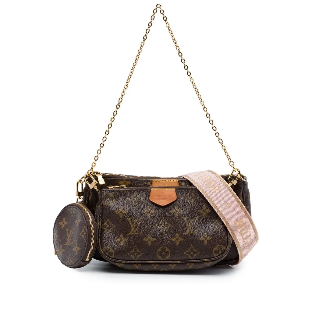 Louis Vuitton Monogram Multi Pochette Accessoires Brown Very good - Front View