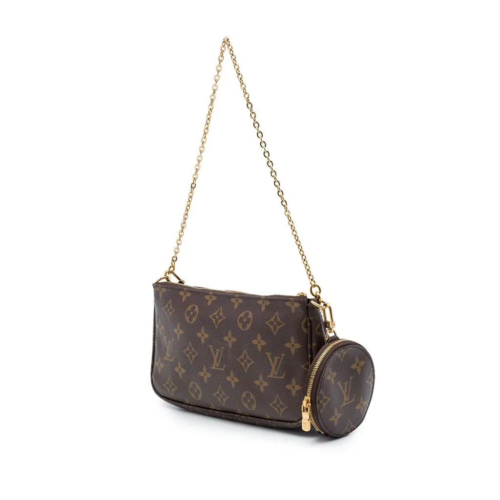 Louis Vuitton Monogram Multi Pochette Accessoires Brown Very good - Back View