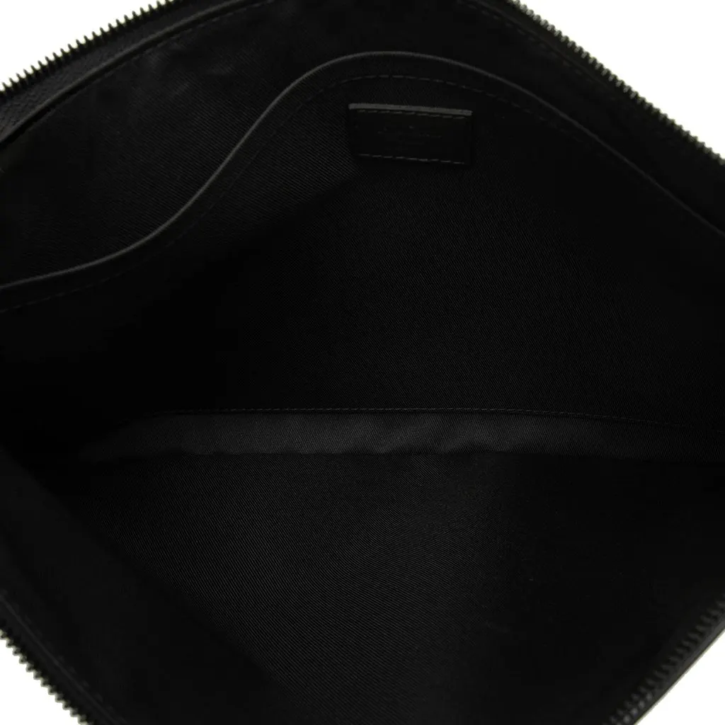 Louis Vuitton Monogram Shadow Discovery Pochette Black Leather Very good - Model View
