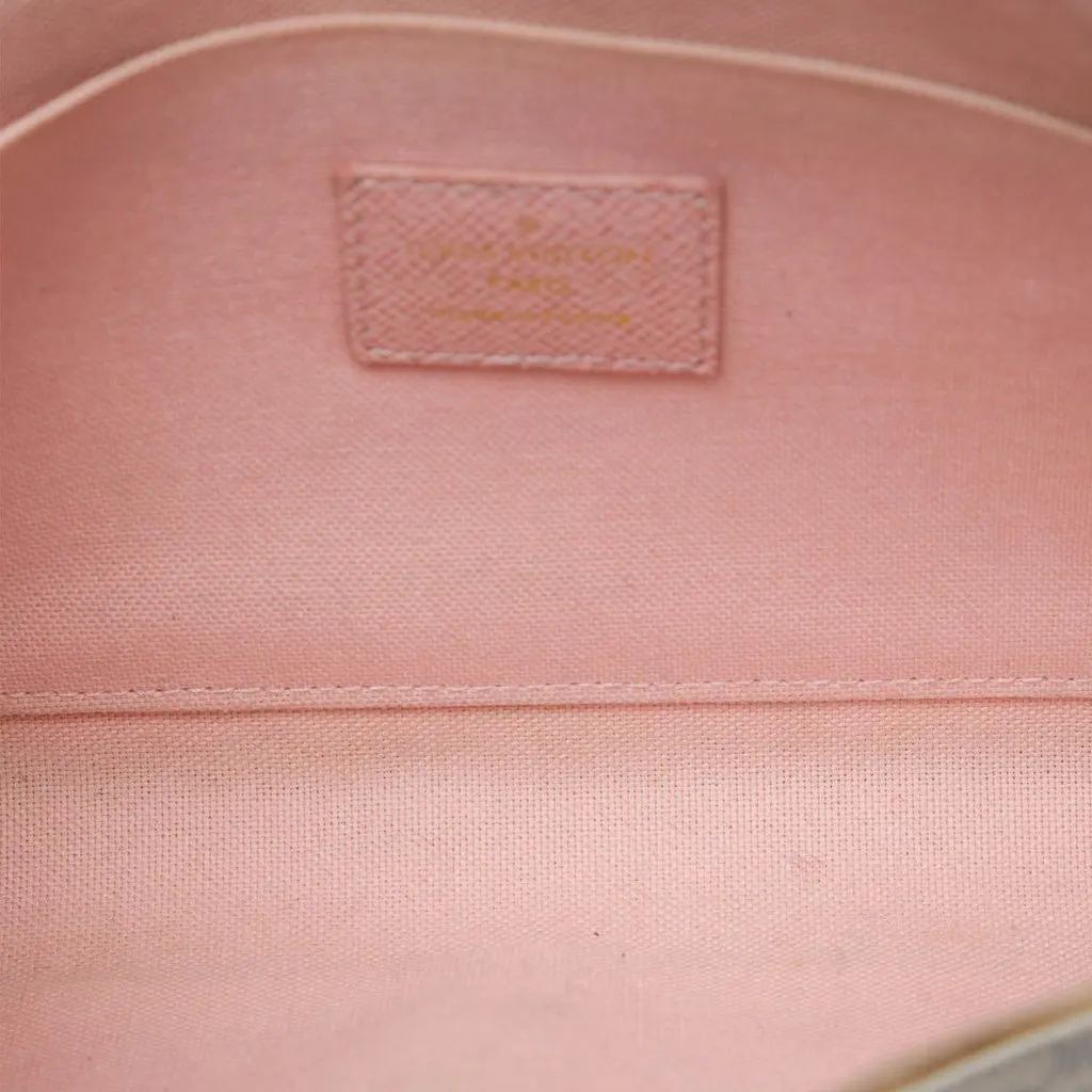 Louis Vuitton Damier Azur Pochette Felicie White Canvas Very good - Model View